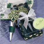 Irish Wedding Favor Celtic Trinity Knot Wine Stopper