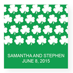 Irish Wedding Personalized Stickers -12 pcs