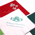 Irish Wedding Personalized Napkins - Set of 50